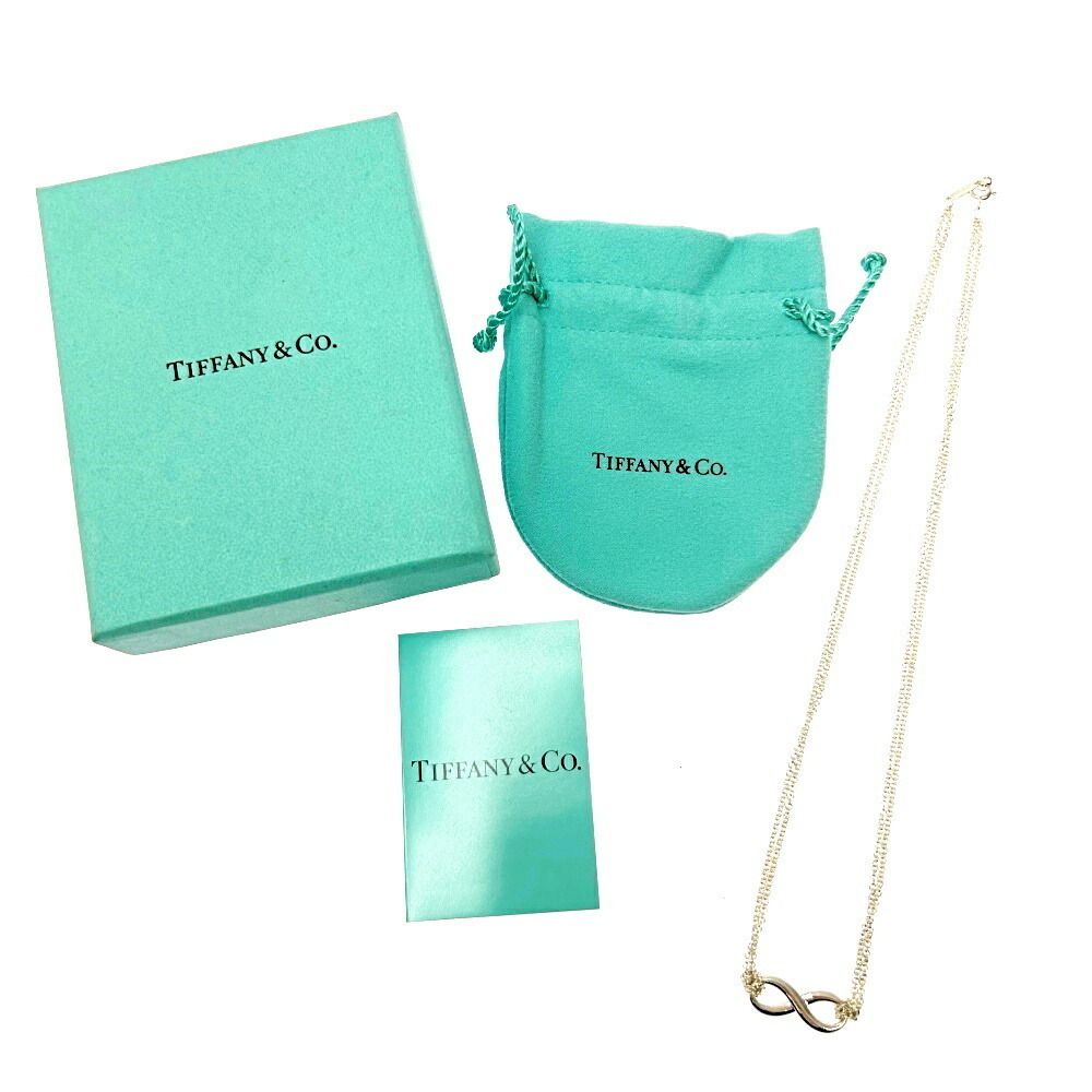 Tiffany Infinity Necklace Silver